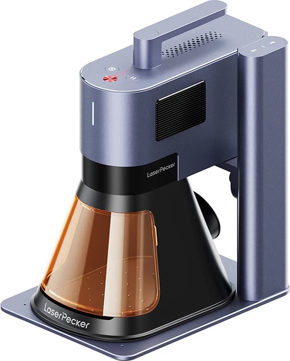 Makineri gravurimi me lazer LaserPecker 5 Deluxe, 20W, me Slide & Rotary Extension, Gri