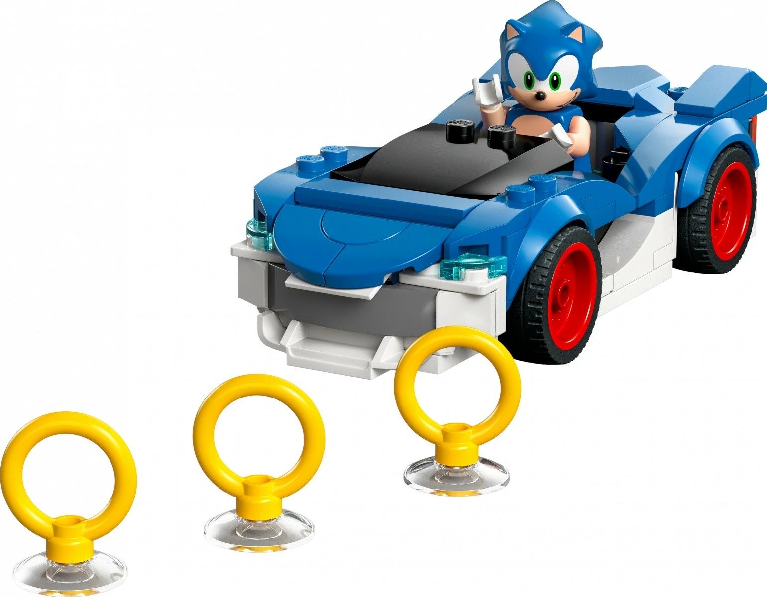 Set ndërtimi LEGO Sonic the Hedgehog 77117 Speedster Lightning 126 pjesë, 7+, blu e bardhë