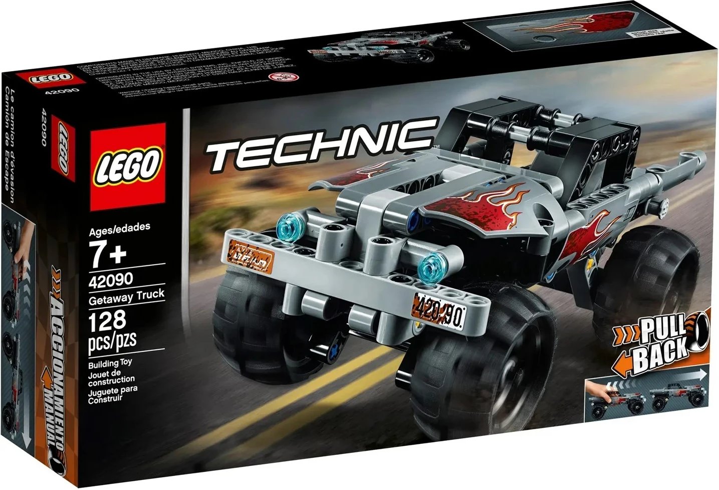 Lego Technic 42090 Getaway Truck, 128 pjesë, për fëmijë 7+
