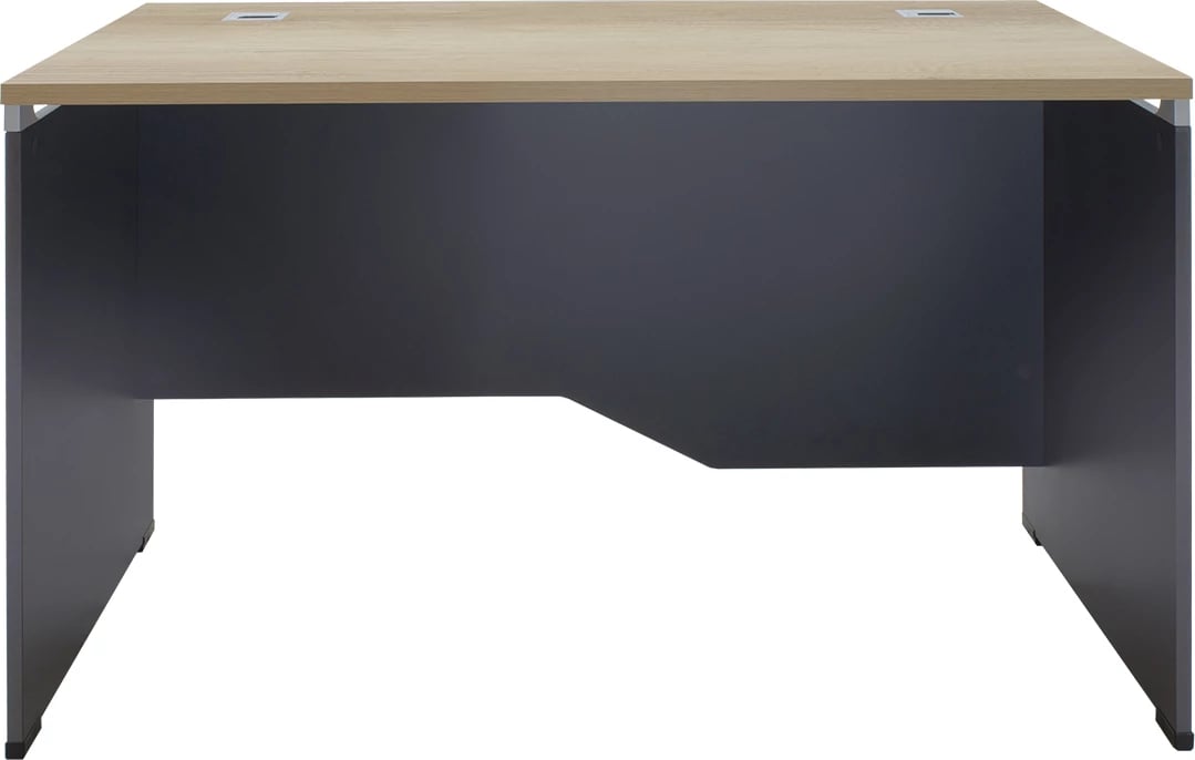 Tavolinë menaxheri Lotus, ngjyrë lisi-gri e errët, 120x80x75cm