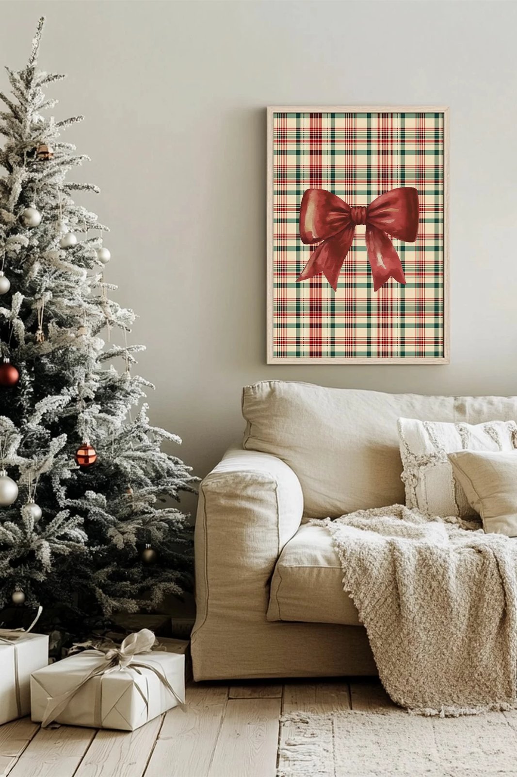 Pikturë dekorative me kornizë, shumëngjyrëshe, Wallity, Nwyearsngmdl39, 33x48cm