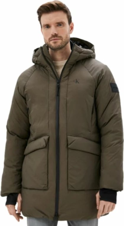 Jakne për meshkuj Calvin Klein Jeans, ngjyrë jeshile