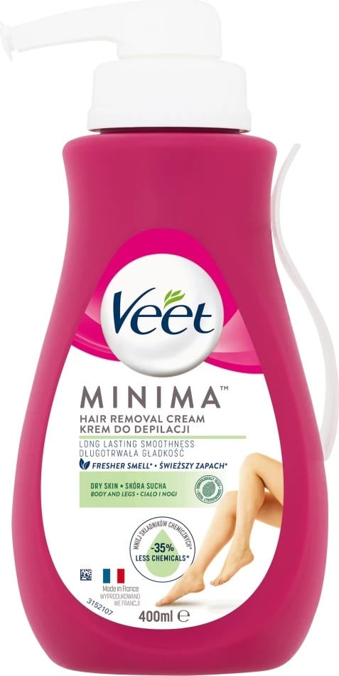 Krem depilator për femra Veet Minima, 400ml