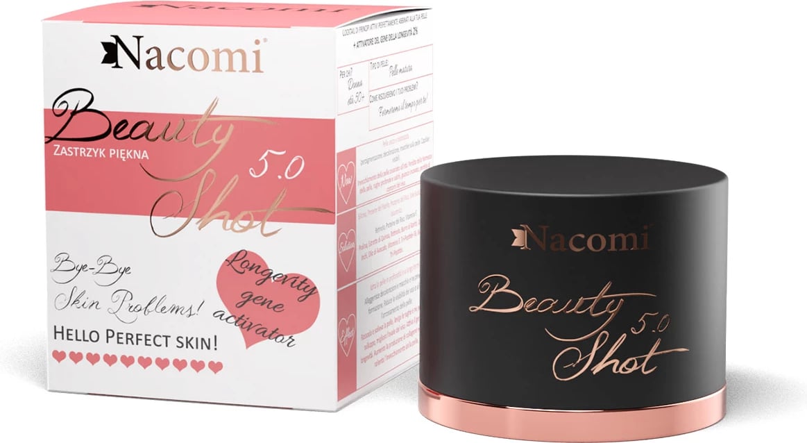 Serum-krem për fytyrë për femra Nacomi Beauty Shot 5.0, 30ml