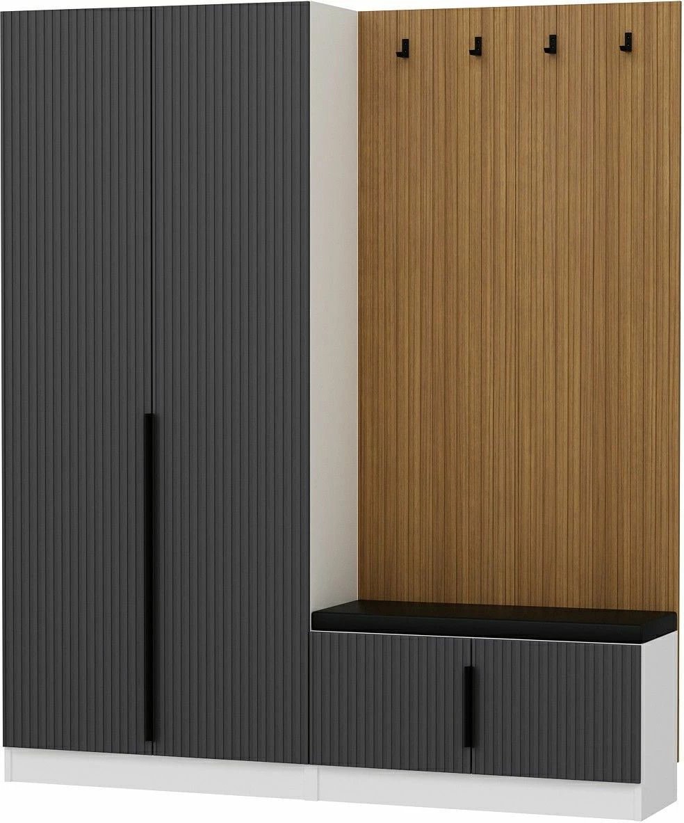 Stendë korridori Skye Decor, Noah, anthracite, 8331