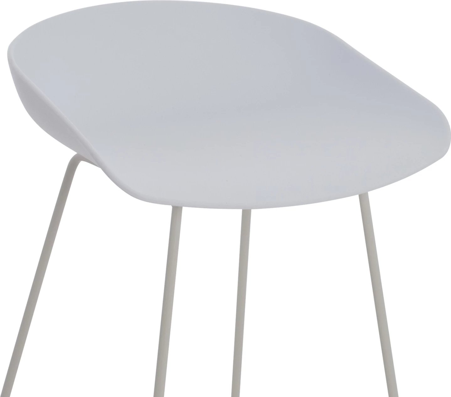 Karrige për bar FH9299.01, e bardhë, lartësi mesatare, 44x44x74, set prej 2 copë