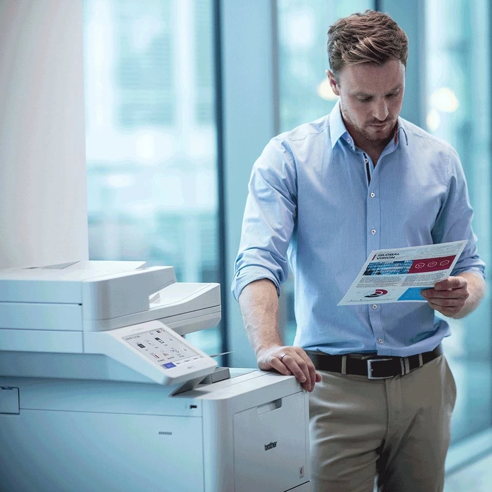 Printer Brother MFC-L9670CDN, Laser, Printim me ngjyra, 2400 x 600 DPI, A4, Printim direkt, Bardhë