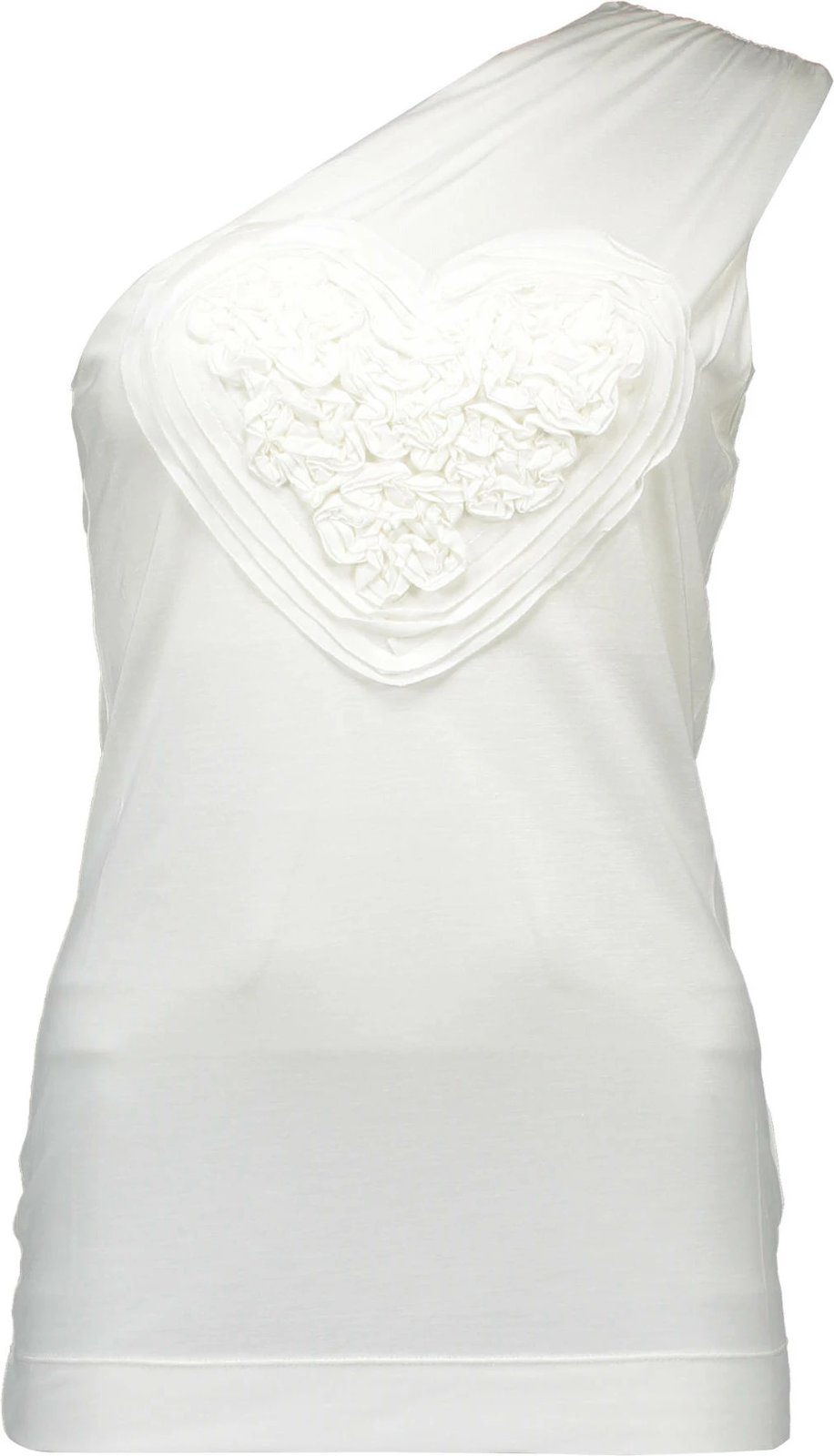 Maicë për femra LOVE MOSCHINO, e bardhë