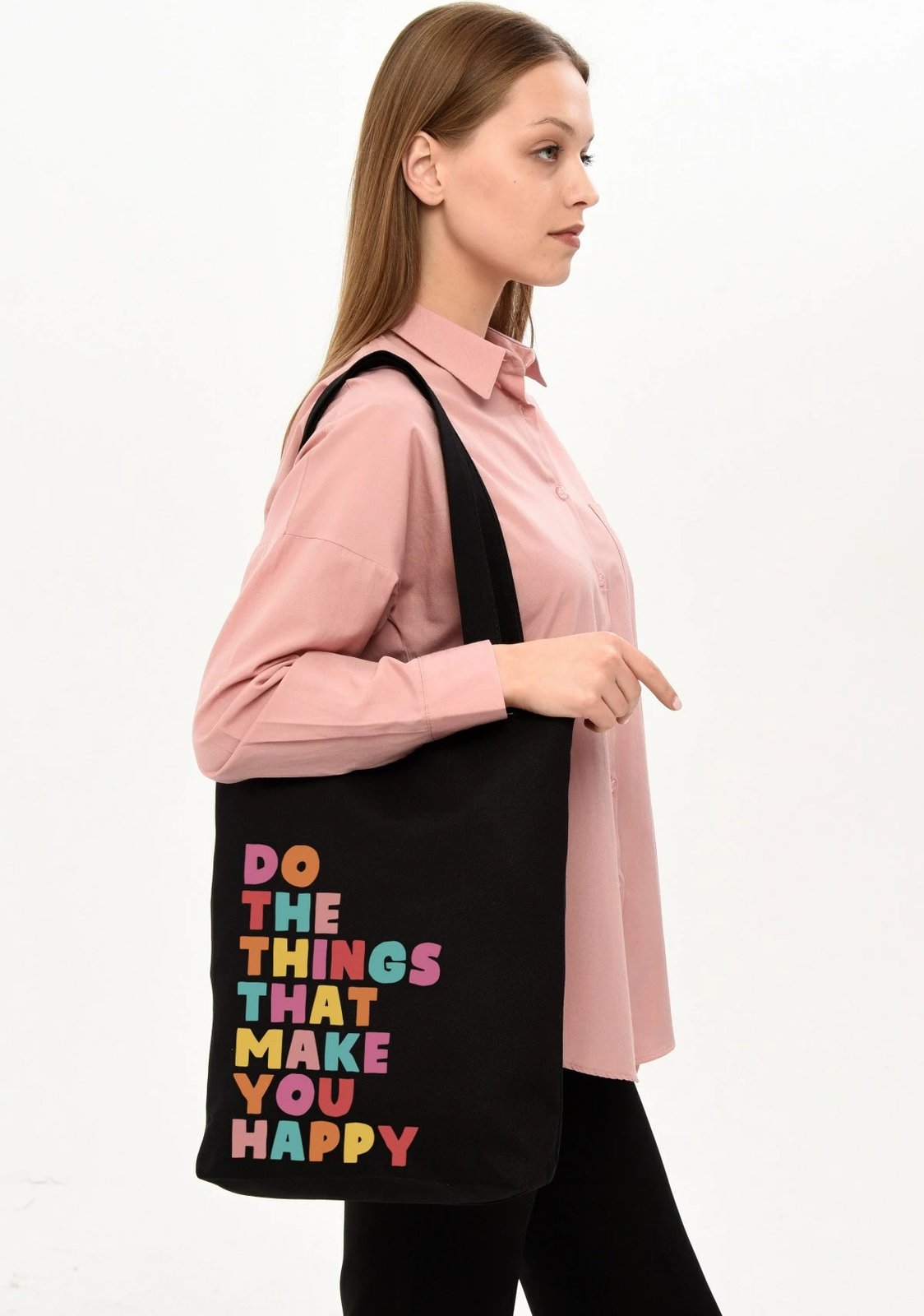Çantë tote Zoozie Bags, 1473, e zezë, 35x40x8cm