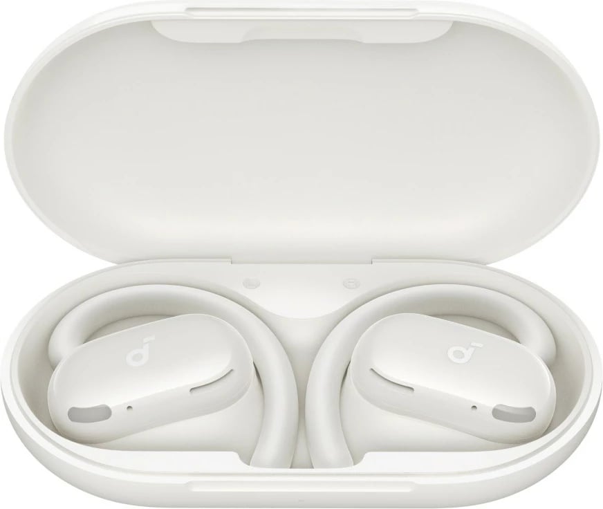 Kufje Anker Soundcore V20i, wireless, ear-clip, me etui karikimi, Bardhë