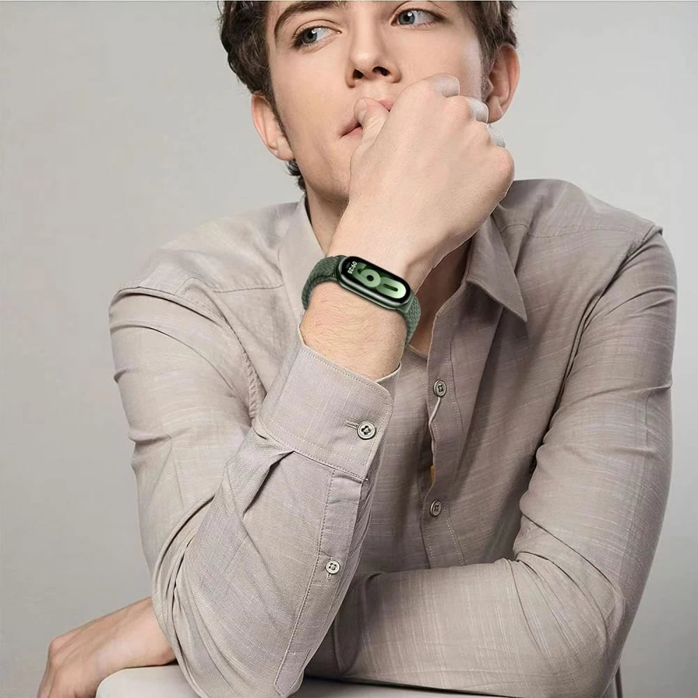 Rrip najloni Tech-Protect NylonMag për Xiaomi Smart Band 8/9/NFC, i zi
