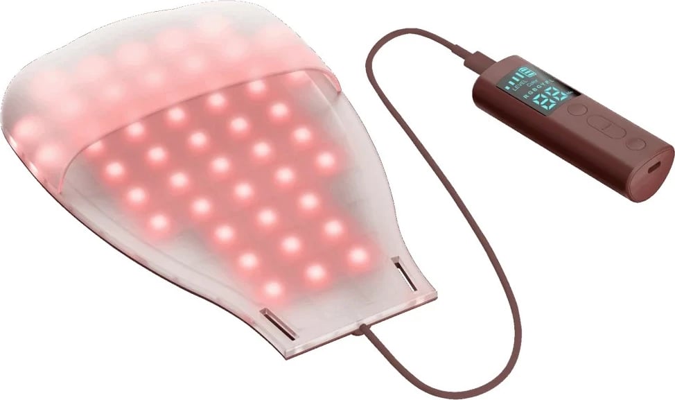 Maskë LED për kujdesin e duarve, Garett Beauty Skin Ritual Hands, 150 LED, 7 ngjyra drite, me bateri, kafe