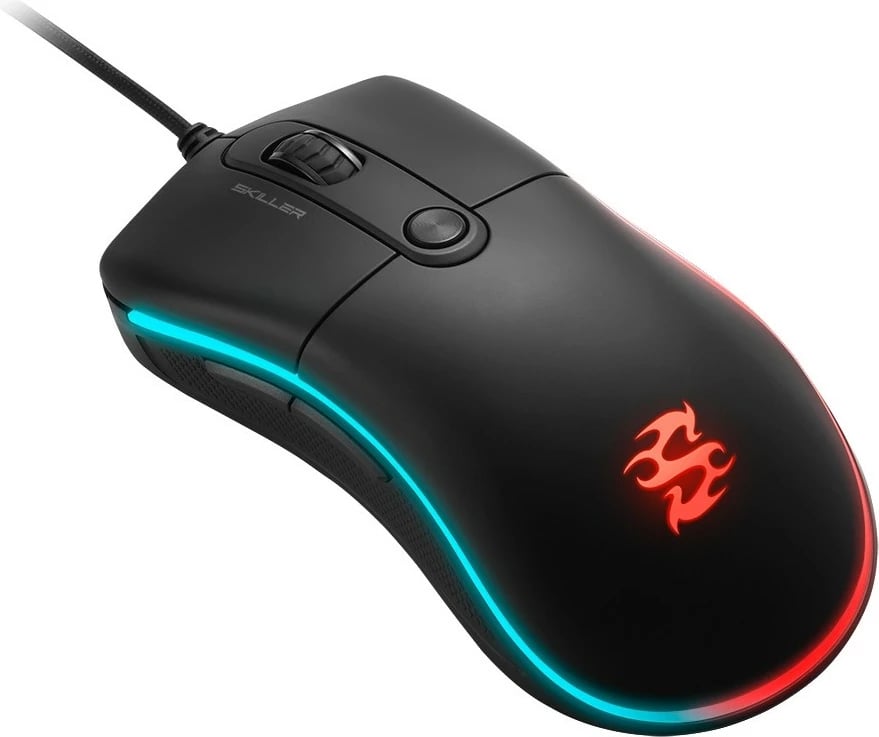 Maus gaming Sharkoon Skiller SGM2, 6400 DPI, 6 butona, LED, i zi