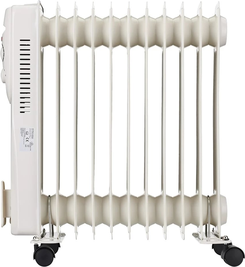 Radiator me vaj Extralink NY-25W1, 2500W, 11 elemente, Bardhë