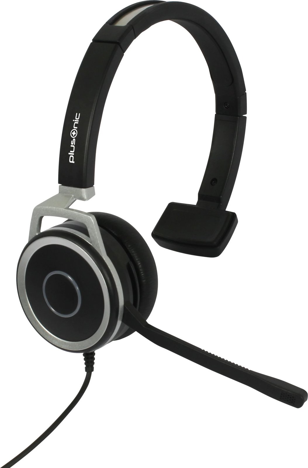 Kufje biznesi Plusonic 15.1P, monaural, USB & 3.5mm Klinke, e zezë Kufje biznesi Plusonic 15.1P, monaural, USB & 3.5mm Klinke, e zezë