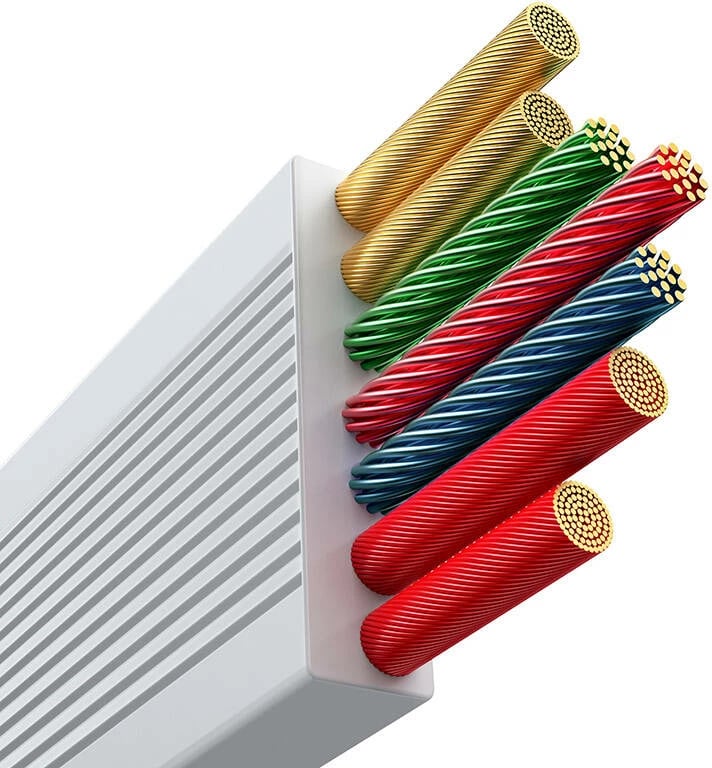 Kabllo 3-në-1 Baseus Free2Draw, 1.1m, 100W, USB në Micro+Lightning+USB-C, e bardhë Kabllo 3-në-1 Baseus Free2Draw, 1.1m, 100W, USB në Micro+Lightning+USB-C, e bardhë