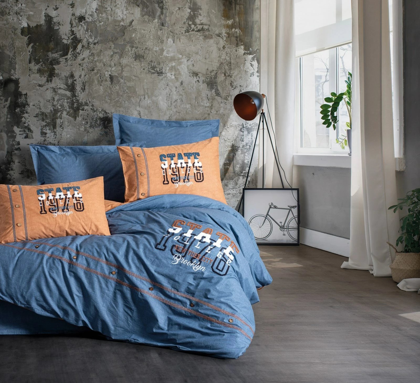 Set mbulesash për dyshek dopio Ranforce, L'essentiel, State, ngjyrë kanelle