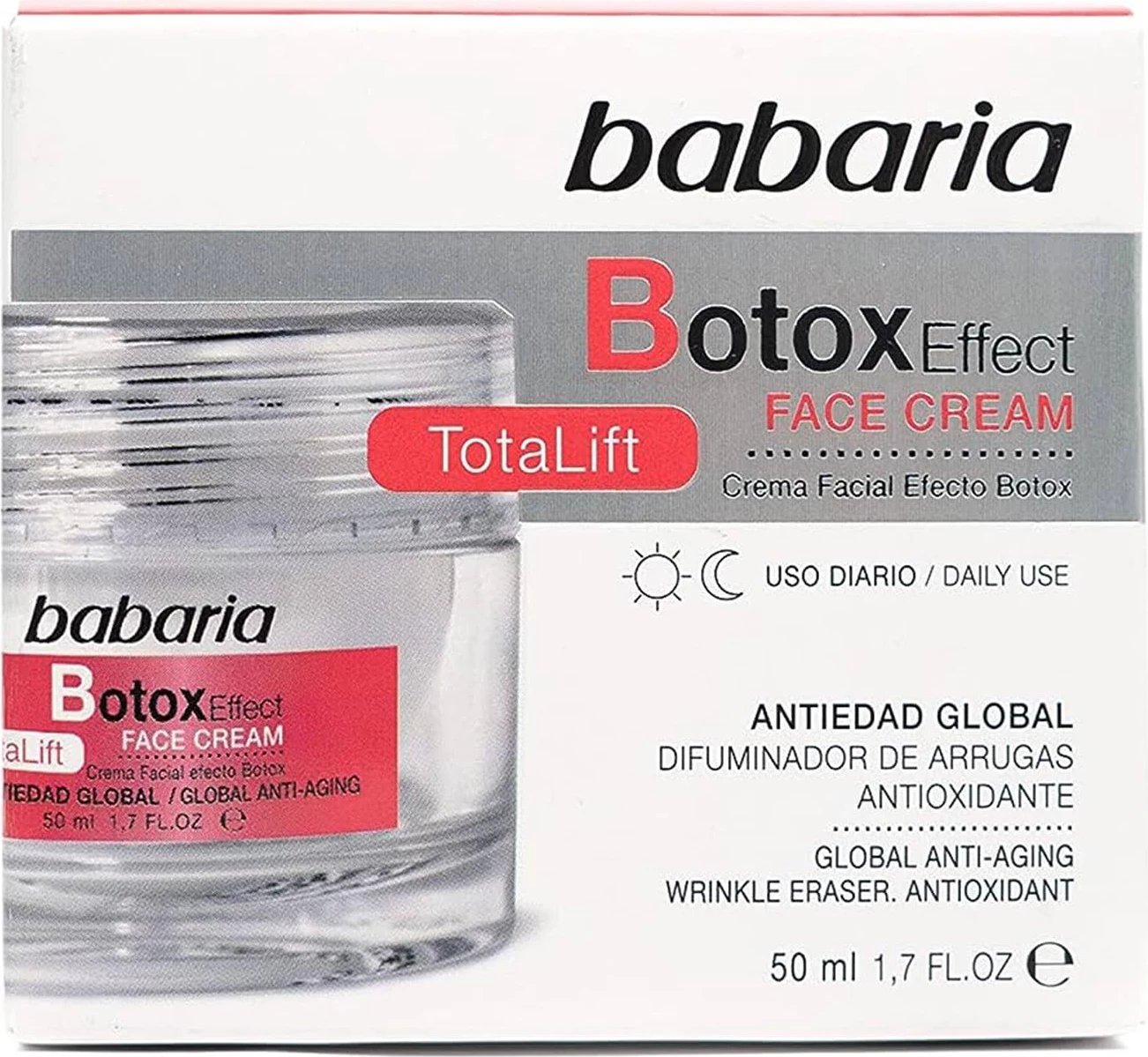 Krem fytyre Babaria Botox Effect TotaLift 50ml