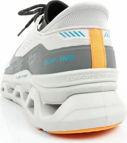 Atlete për meshkuj Skechers, të bardha/gri