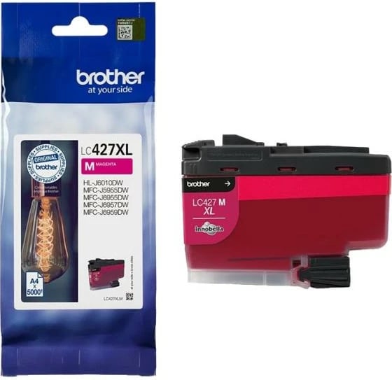 Kasetë boje, Brother, LC-427XLM, XL, magenta