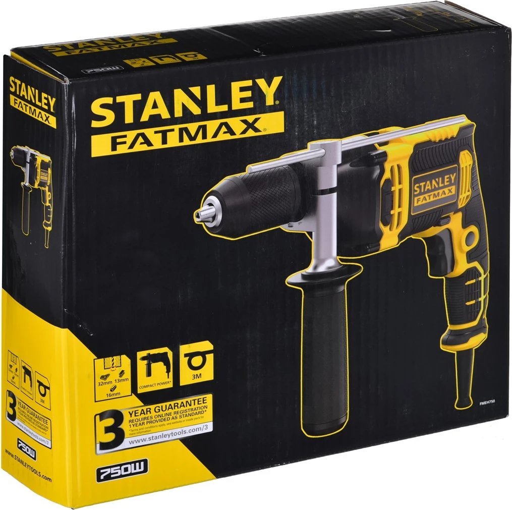 Makineri goditëse STANLEY FMEH750-QS, 750W, e verdhë
