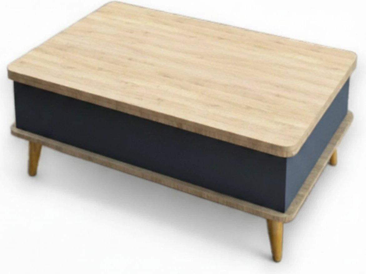 Tavolinë kafeje Skye Decor, Dy Ada, Alaska-Antracit