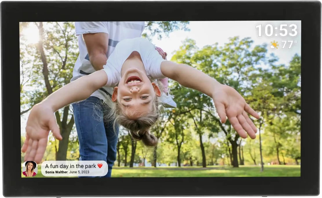 Kornizë digjitale Denver Frameo PFF-2160, 21.5", 32 GB, Full HD, e zezë