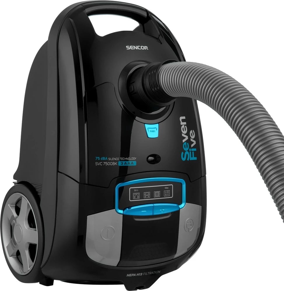 Fshesë elektrike Sencor SVC 7500BK 3AAA, i Hirtë e mbyllur