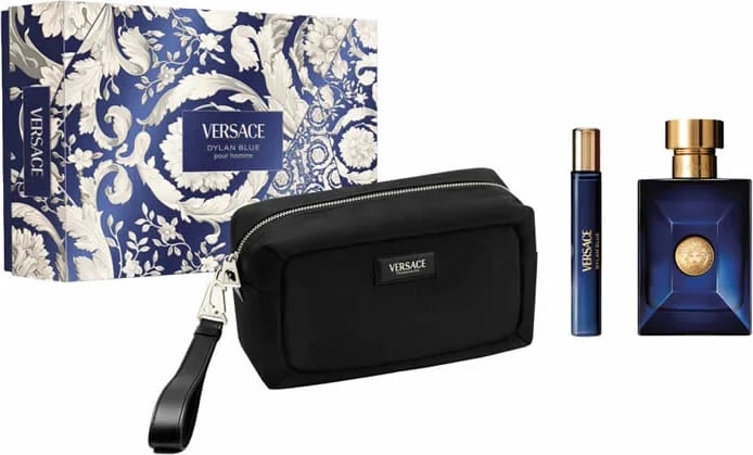 Eau de Toilette Versace Dylan Blue Pour Homme për meshkuj 100ml set 3 copë