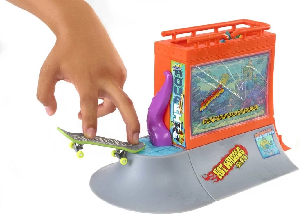 Set lojërash Hot Wheels Skate Aquarium Skatepark, MATTEL