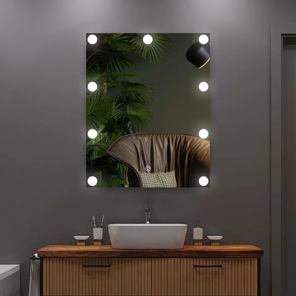 Pasqyrë LED EUROLAMP 50x40cm