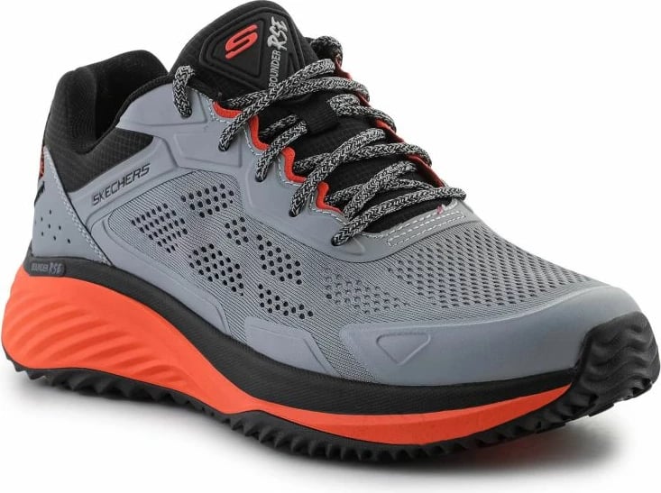 Atlete për meshkuj Skechers, të hirtë