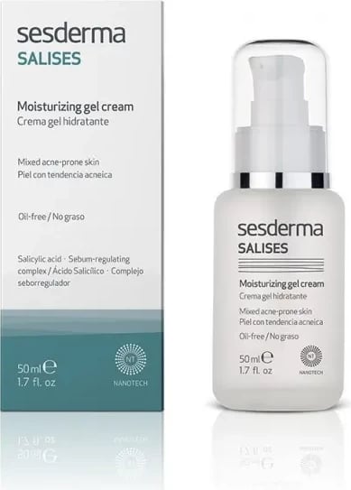 Krem xhel hidratues për fytyrë Sesderma Salises unisex 50ml