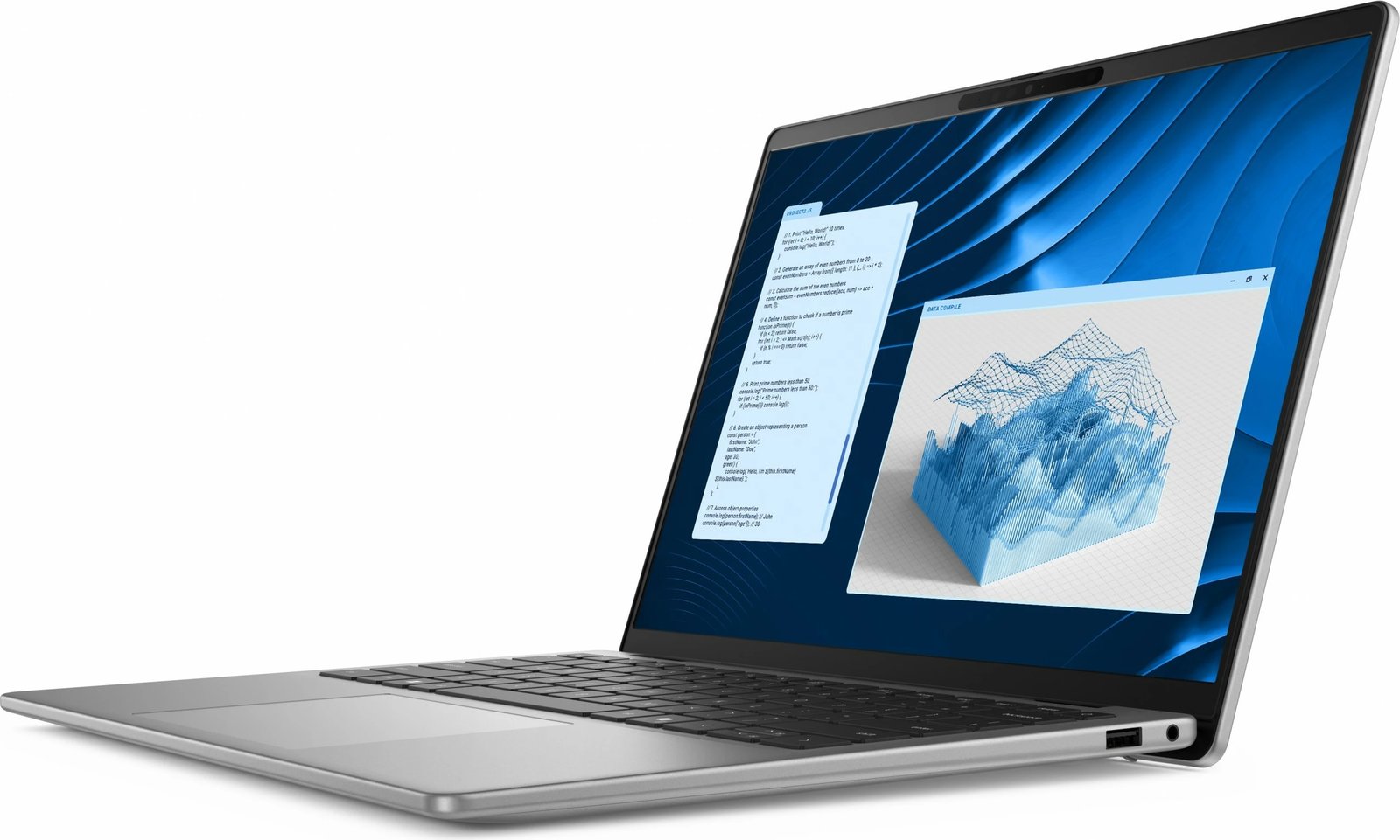 Kompjuter DELL Latitude 5455, Snapdragon, 16GB RAM, 512GB SSD, 14 inç, argjendtë