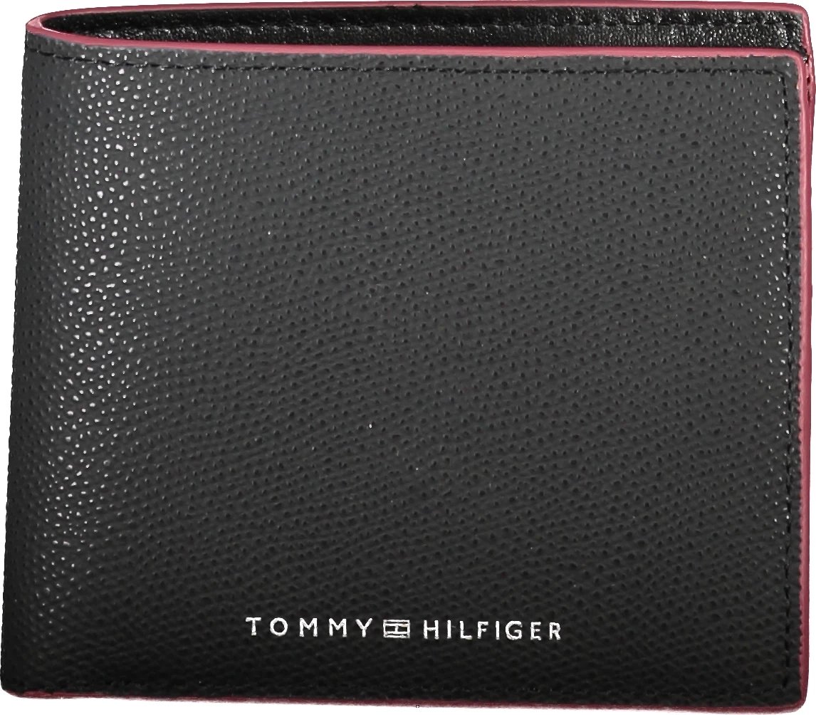 Portofol për meshkuj TOMMY HILFIGER, i zi