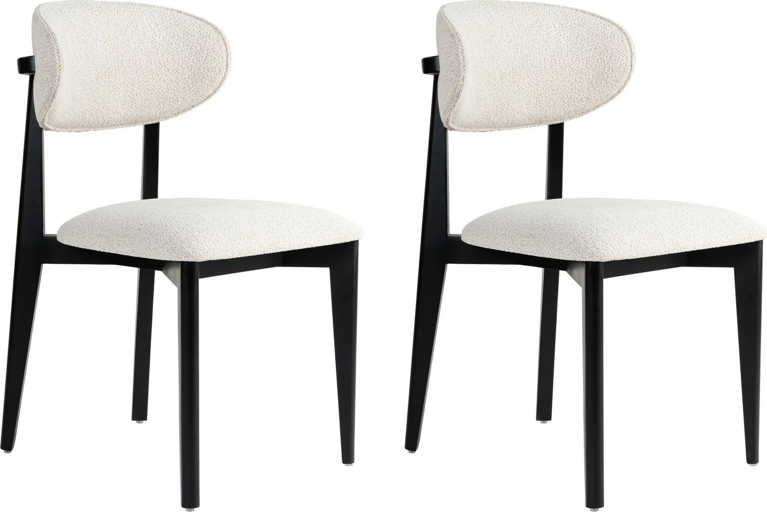 Set karrigesh (2 copë) Skye Decor, Lionte, e bardhë, e zezë