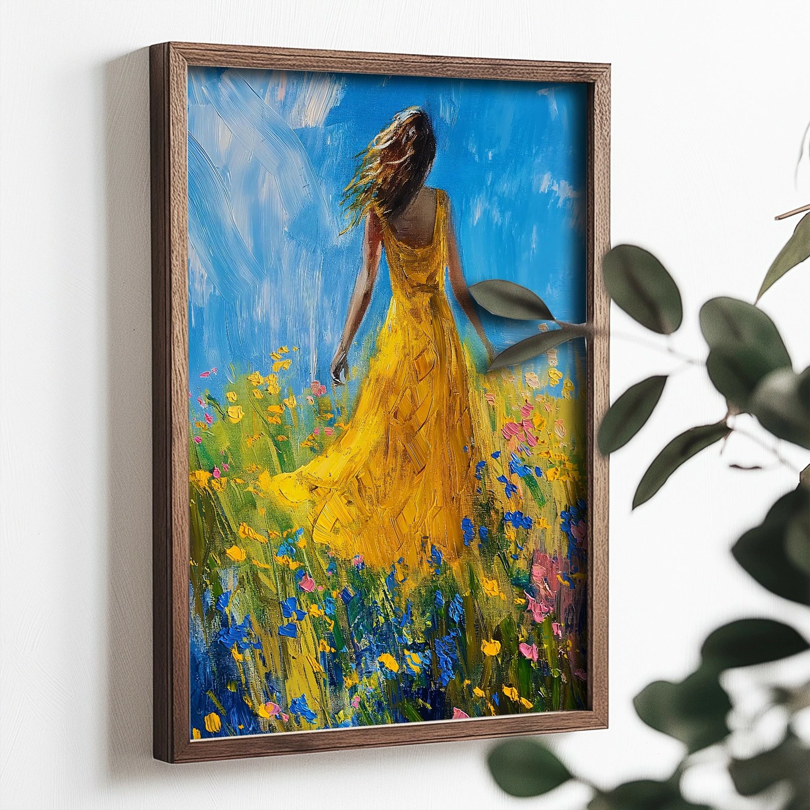 Pikturë dekorative me kornizë, MDF, Wallity, TUN099-XL, shumëngjyrëshe, 50x70x3.5cm