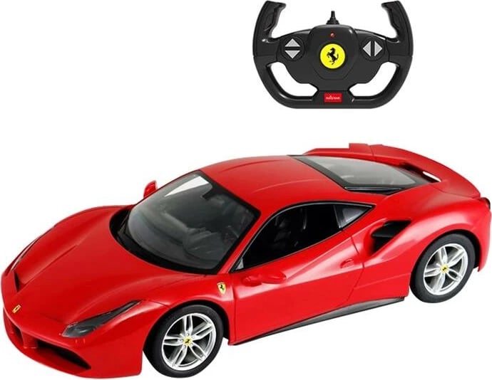 Makine me telekomandë RASTAR Ferrari 488 GTB 1:14, e kuqe
