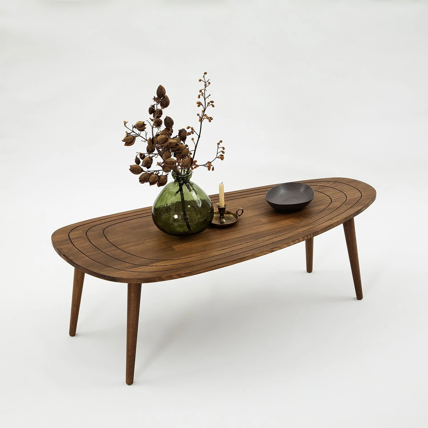 Tavolinë kafeje Hanah Home, Sweet, ngjyrë arre