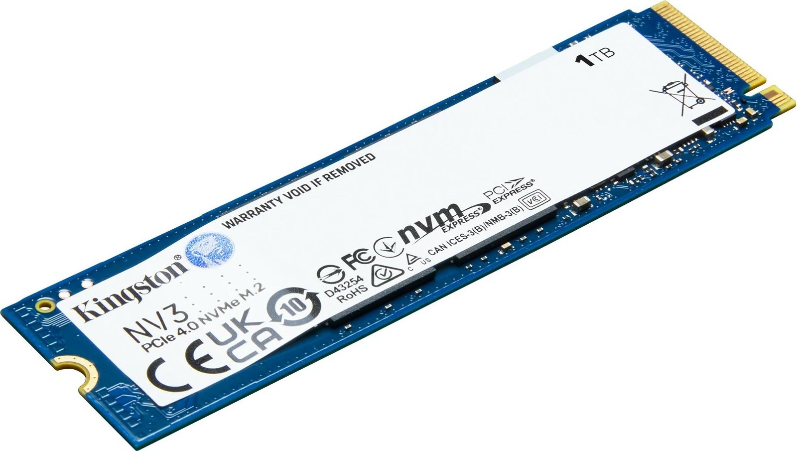 Disk SSD Kingston NV3 - 1TB - M.2 PCIe 4.0 x4 (NVMe), i brendshëm