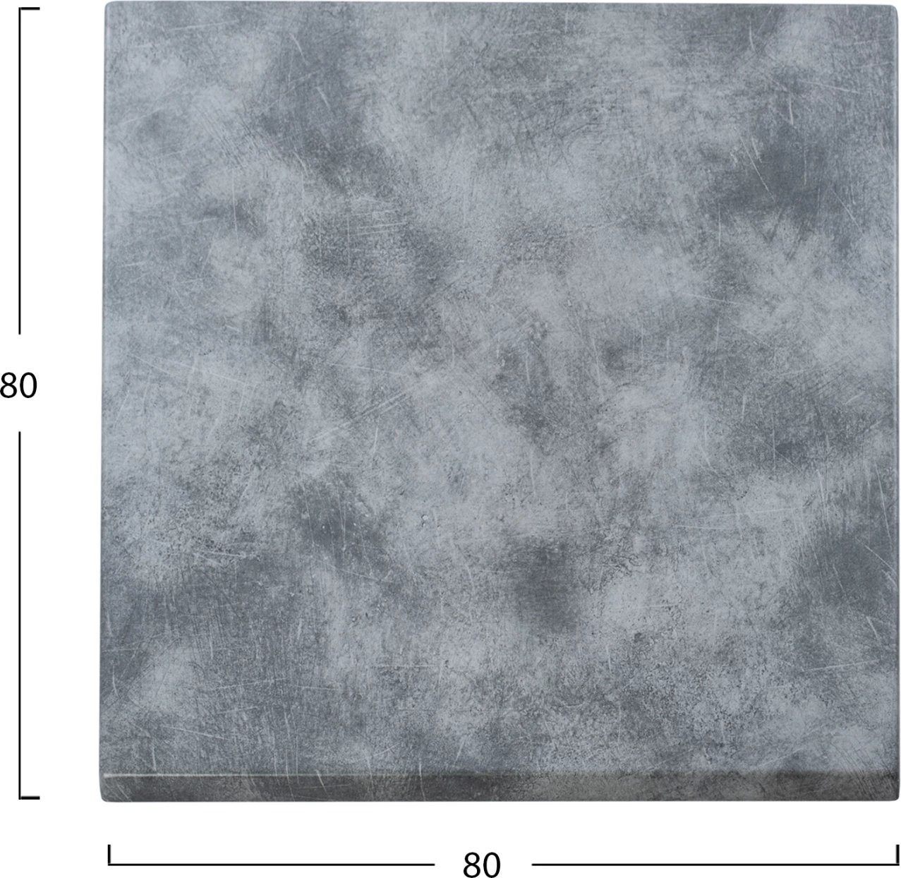 Sipërfaqe tavoline Werzalit, ngjyrë çimento, FH5231.22, 80x80 cm