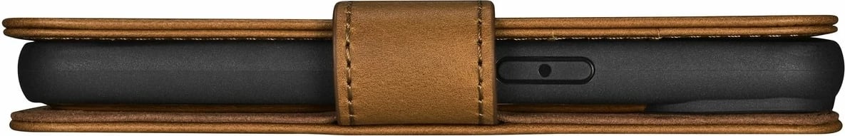 Mbështjellës iCarer Oil Wax Wallet Case 2in1 për iPhone 14, lëkurë, Anti-RFID, Kafe