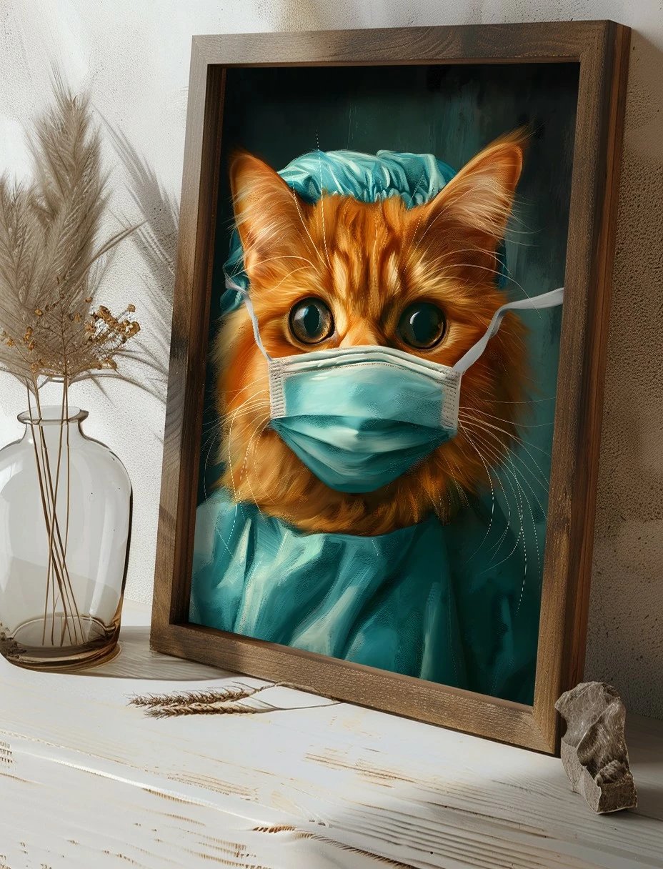 Pikturë dekorative me kornizë, MDF, Wallity, GE044-L, shumëngjyrëshe