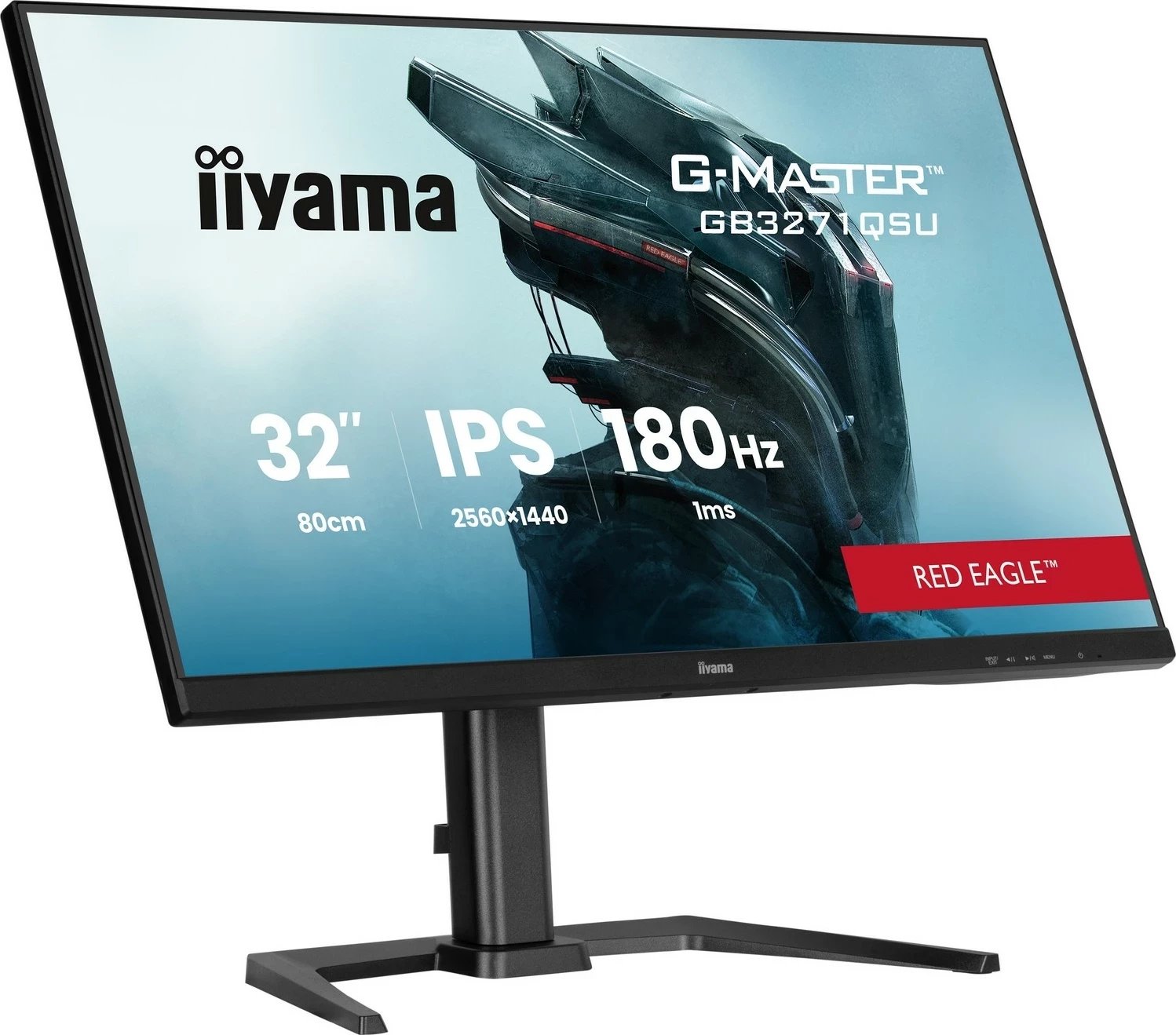 Monitor iiyama G-Master GB3271QSU-B2, 31.5 inch, QHD, 180Hz, IPS, i zi