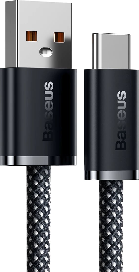 Kabllo USB Baseus Dynamic Series, 1m, USB-A në USB-C, 100W, Gri