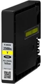 Kartutxh bojë XL, Canon PGI-2500XL, 20 ml, deri 1520 faqe, e verdhë