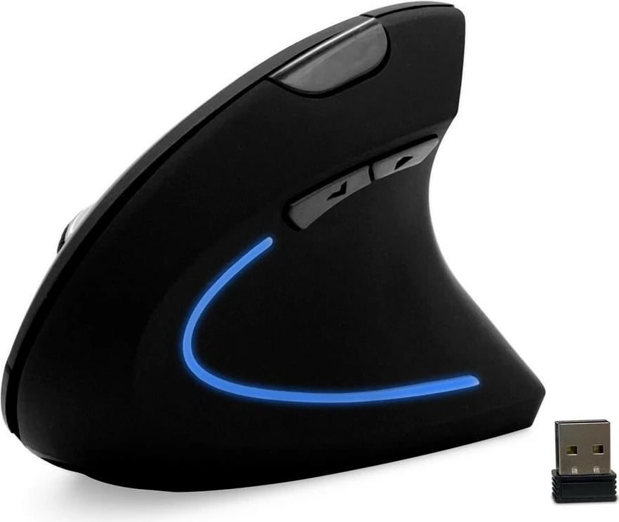 Maus vertikal pa tela Media-Tech Vertic RF MT1123, 2400 DPI, i zi