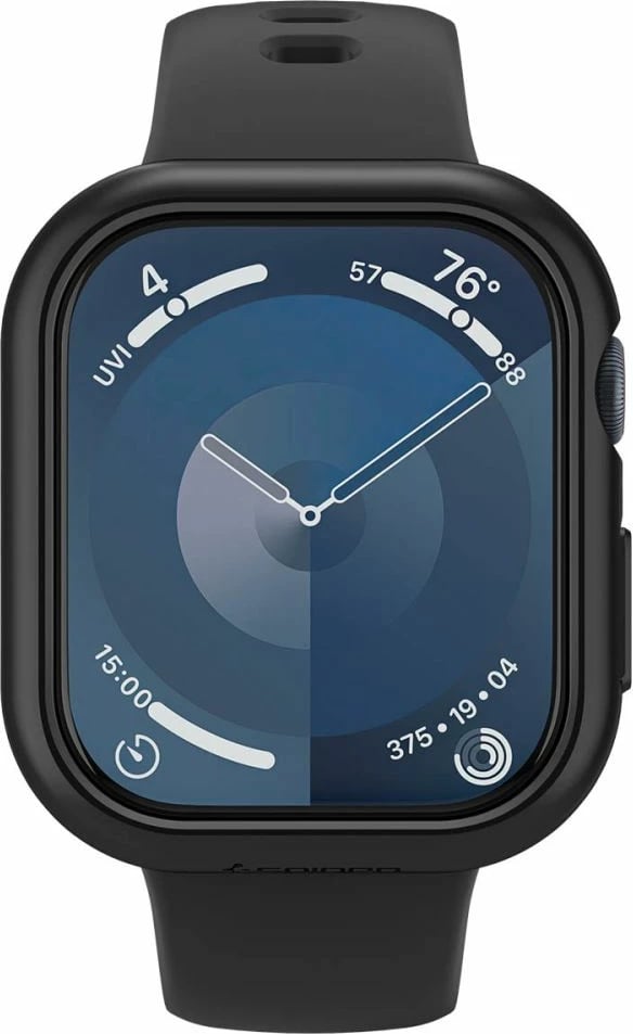 Mbështjellës Spigen Thin Fit për Apple Watch 10, 46mm, Zi