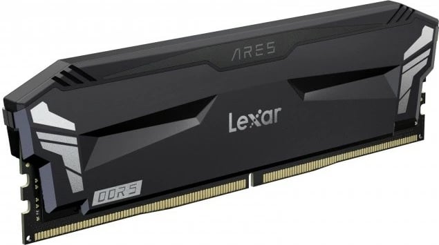 RAM Memorje Lexar ARES DDR5, 32GB (2x16GB), 6000MHz, CL32, RGB, e zezë