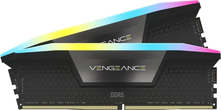 RAM Memorje Corsair Vengeance RGB 64GB (2x32GB) DDR5 5200MHz, e zezë